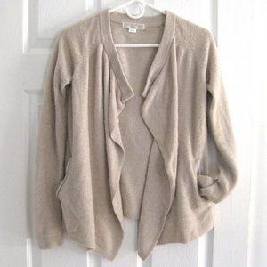 Barefoot Dreams Bamboo Chic Lite One Mile Cardigan 433 Light Cream Color XS/S